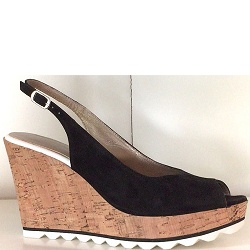 Colette Sol Nautilus Wedge Black